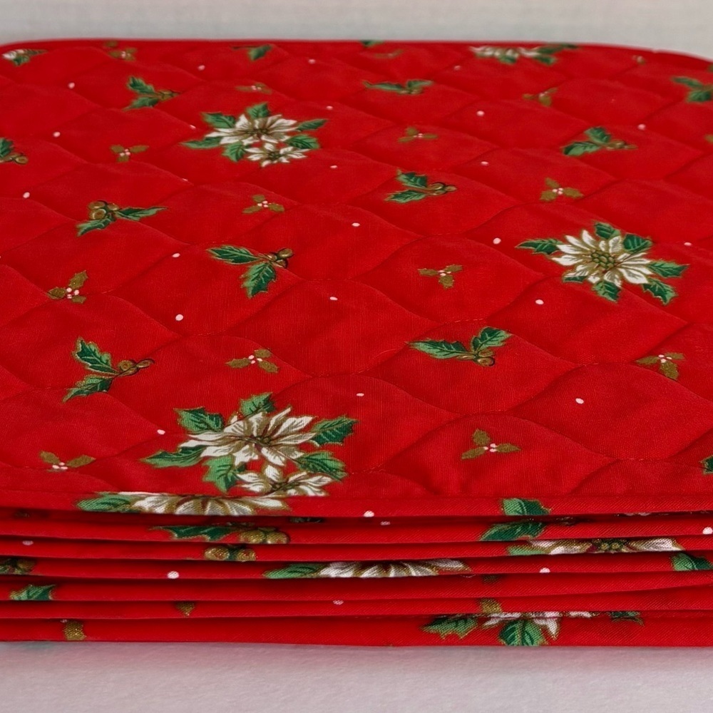 PLACEMATS (SET OF 9/FLORAL) - Picture 3 of 6